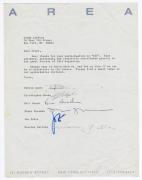 1984 Area Thank You Letter