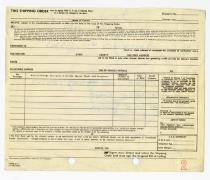 1985 - 1990 Artwork Invoices, Shipping, Purchase Orders