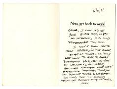 Letters to Greer Lankton from Mark Lankton