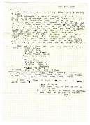 1982 - 1992 Letters to Greer Lankton from Nan Goldin