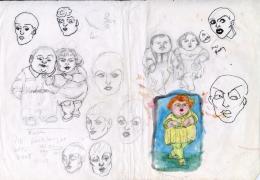 1975 - c.1985 Graphics: Character Drawings